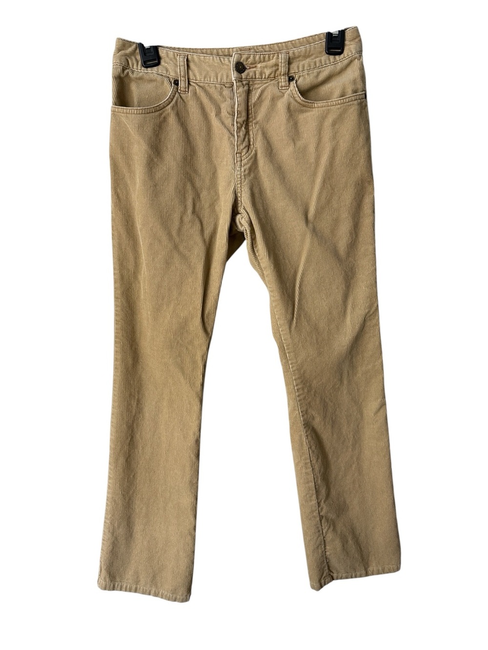 Bossini Ladies Corduroy Straight Leg Pants 100% Cotton Size 26